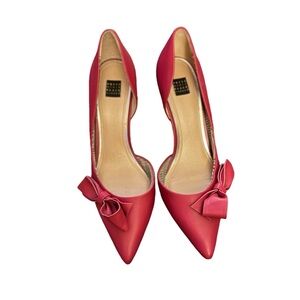 WHBM Ella High Heels with Bow Detail - Empress
Red - Size 9